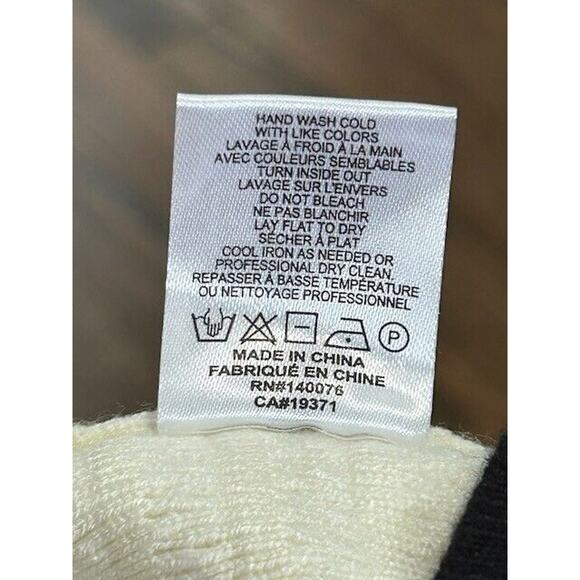 Generation Love Emmy Sweater Chain Mini Skirt Pull On Cream Black Large NEW - Picture 9 of 10